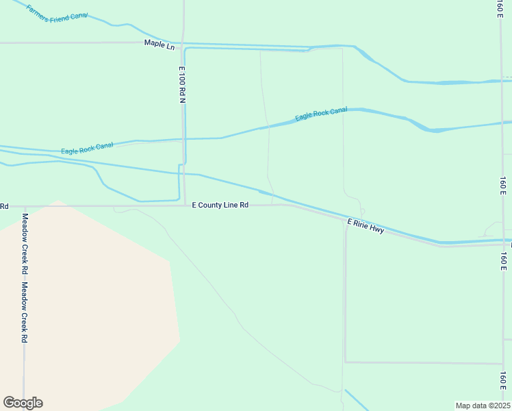 map of restaurants, bars, coffee shops, grocery stores, and more near 13809 East Ririe Highway in Ririe