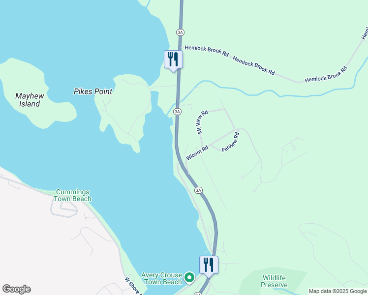 map of restaurants, bars, coffee shops, grocery stores, and more near 205 Lakeside Road in Bristol