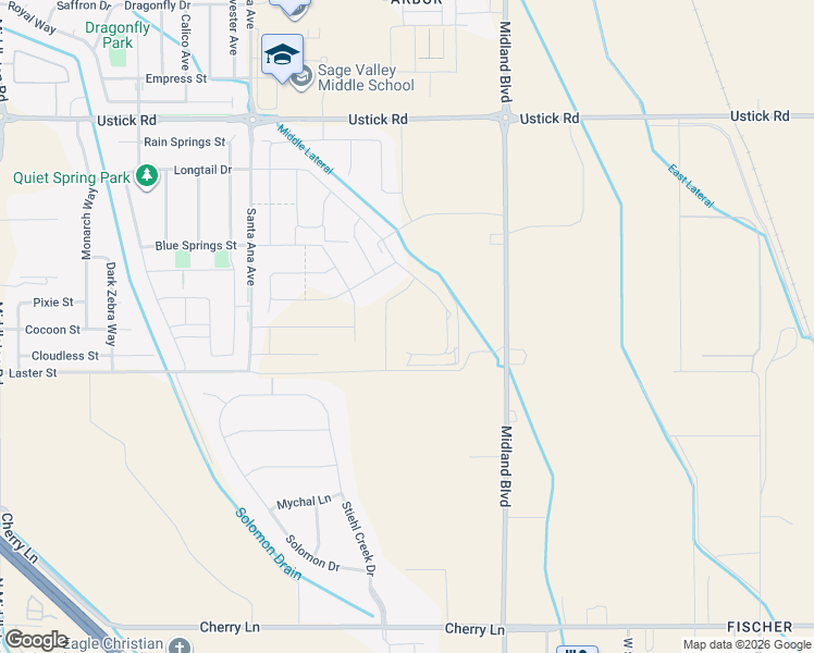 map of restaurants, bars, coffee shops, grocery stores, and more near 17559 North Midland Boulevard in Nampa