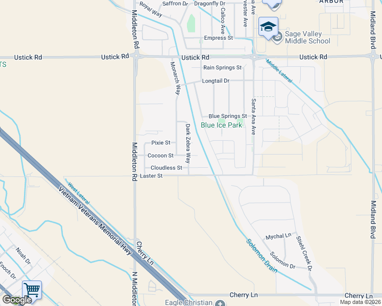 map of restaurants, bars, coffee shops, grocery stores, and more near 10768 Cloudless Court in Nampa