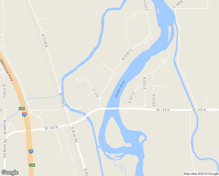 map of restaurants, bars, coffee shops, grocery stores, and more near 14 North 3167 East in Idaho Falls
