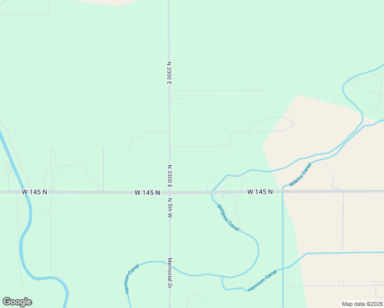 map of restaurants, bars, coffee shops, grocery stores, and more near 16 North 3300 East in Rigby