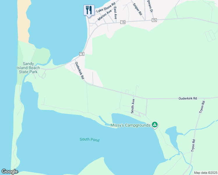 map of restaurants, bars, coffee shops, grocery stores, and more near 328 Ouderkirk Road in Pulaski