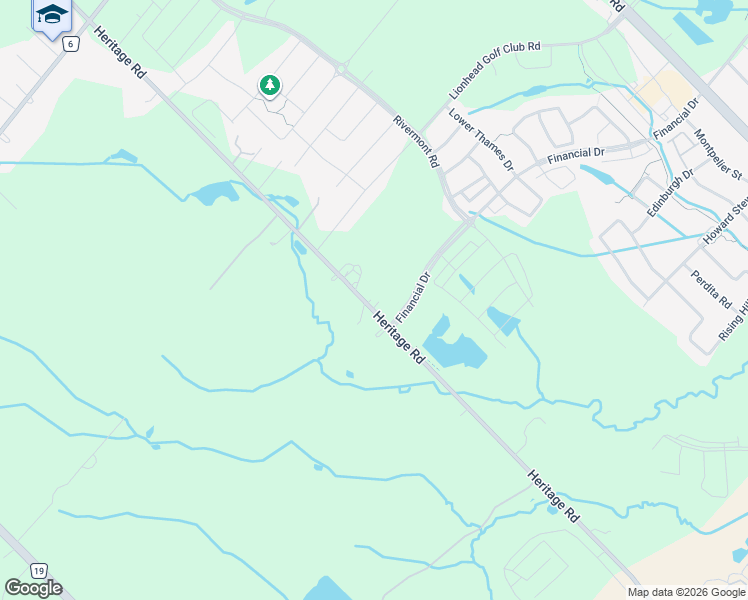 map of restaurants, bars, coffee shops, grocery stores, and more near 8548 Heritage Road in Brampton