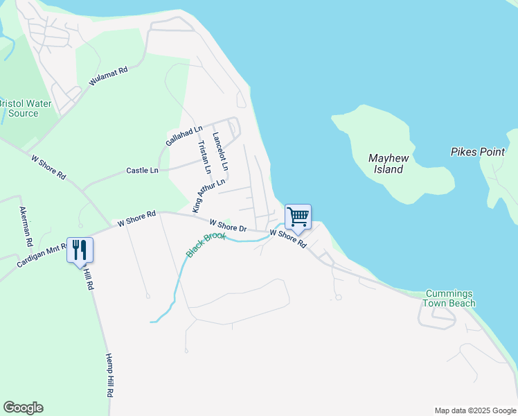 map of restaurants, bars, coffee shops, grocery stores, and more near 23 Birch Road in Bristol