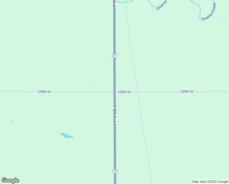 map of restaurants, bars, coffee shops, grocery stores, and more near 25901 410th Avenue in Mitchell