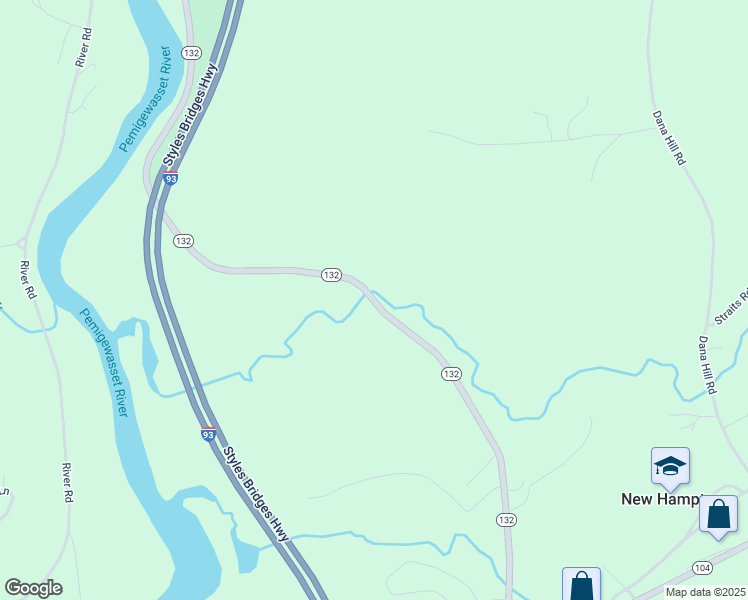 map of restaurants, bars, coffee shops, grocery stores, and more near 105 Magoon Road in New Hampton