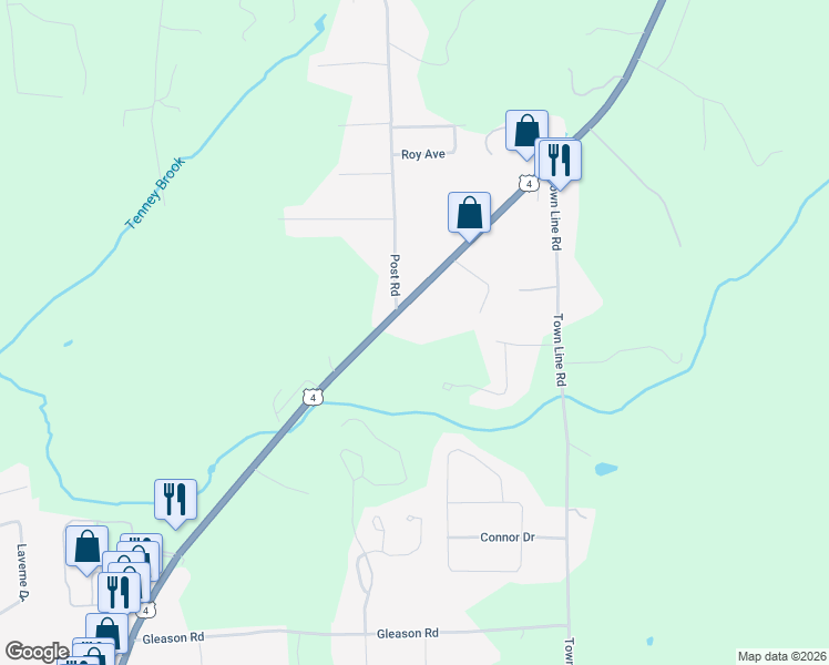 map of restaurants, bars, coffee shops, grocery stores, and more near 966 U.S. 4 in Rutland