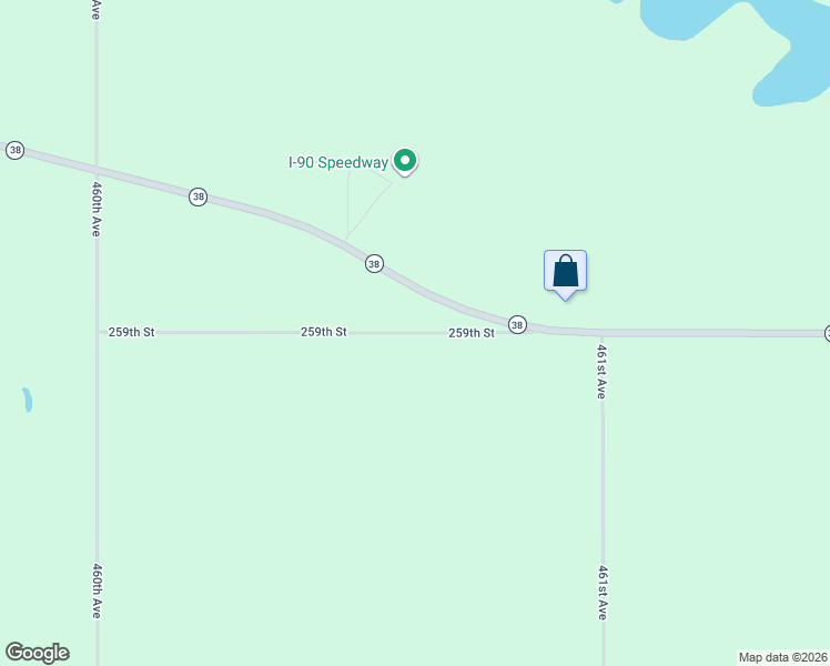 map of restaurants, bars, coffee shops, grocery stores, and more near 46063 259th Street in Hartford