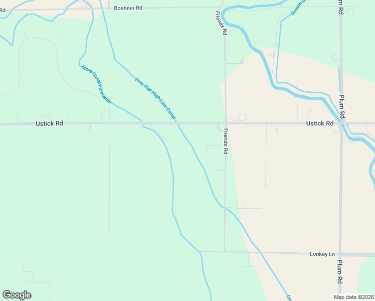 map of restaurants, bars, coffee shops, grocery stores, and more near 21739 Ustick Road in Caldwell