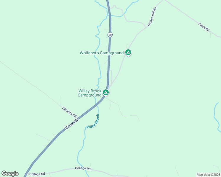 map of restaurants, bars, coffee shops, grocery stores, and more near 908 Center Street in Wolfeboro