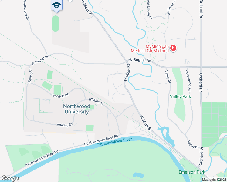 map of restaurants, bars, coffee shops, grocery stores, and more near 3800-3808 Wrenwood Court in Midland