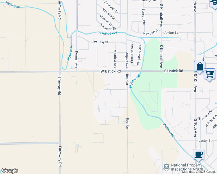 map of restaurants, bars, coffee shops, grocery stores, and more near 710 Keogh Lane in Caldwell