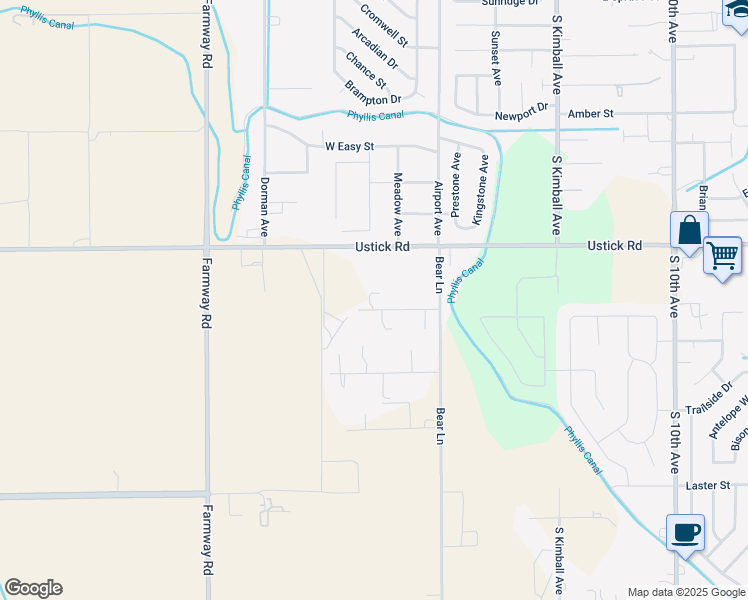 map of restaurants, bars, coffee shops, grocery stores, and more near 710 Keogh Lane in Caldwell