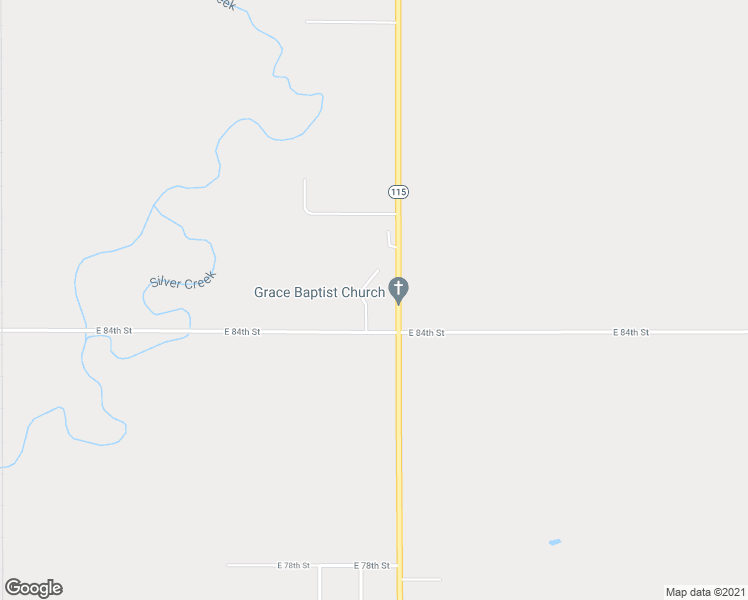 map of restaurants, bars, coffee shops, grocery stores, and more near 7410 North Ashland Drive in Sioux Falls