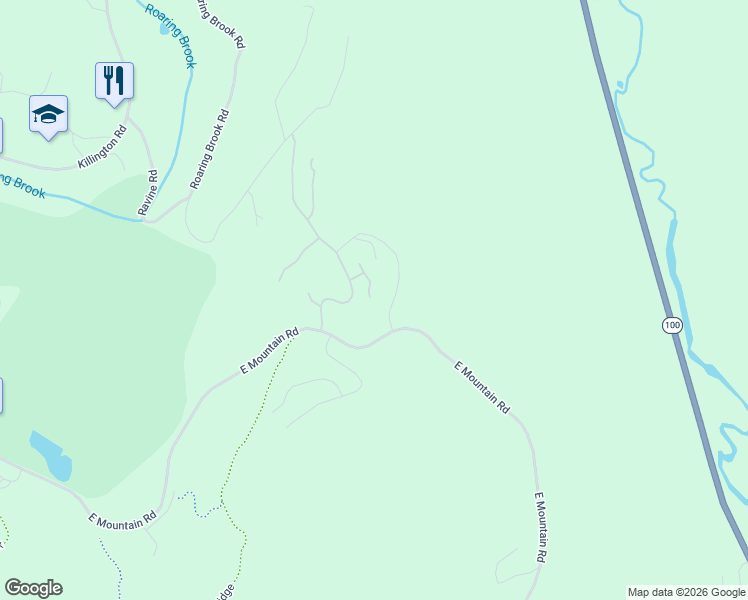 map of restaurants, bars, coffee shops, grocery stores, and more near 176 High Ridge Road in Killington