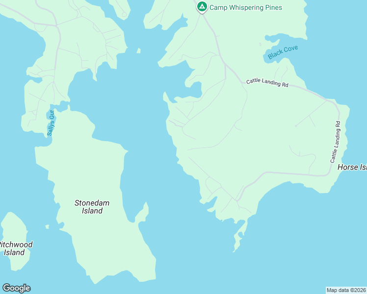 map of restaurants, bars, coffee shops, grocery stores, and more near 45 Happy Homes Road in Meredith