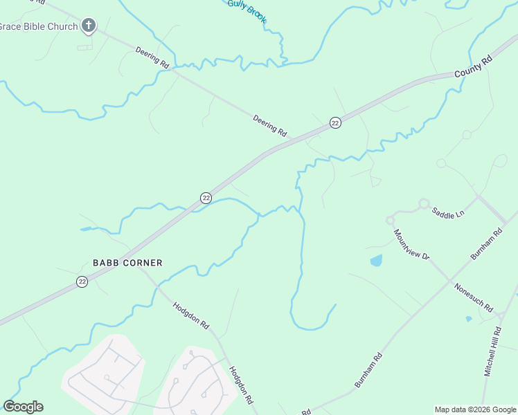 map of restaurants, bars, coffee shops, grocery stores, and more near 206 County Road in Gorham