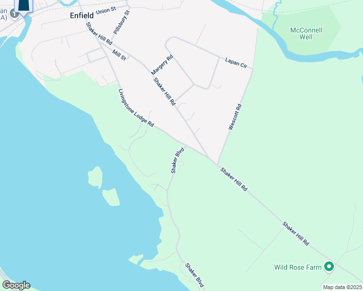 map of restaurants, bars, coffee shops, grocery stores, and more near 130 Livingstone Lodge Road in Enfield