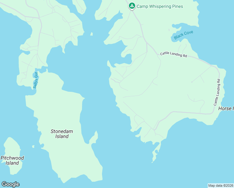 map of restaurants, bars, coffee shops, grocery stores, and more near 45 Happy Homes Road in Meredith
