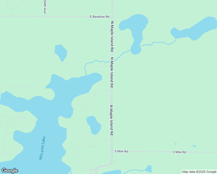 map of restaurants, bars, coffee shops, grocery stores, and more near 9530 Lure Road in Hesperia