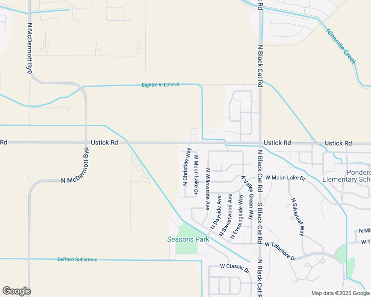 map of restaurants, bars, coffee shops, grocery stores, and more near 5310 West McMurtrey Street in Meridian