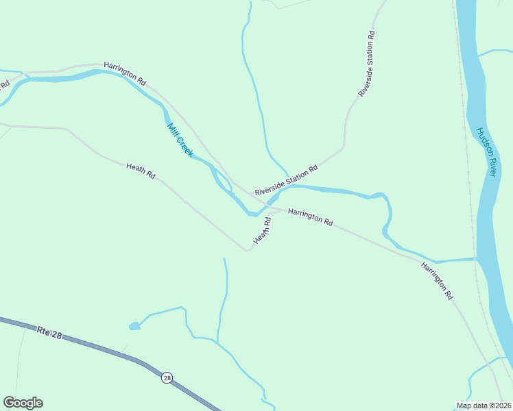 map of restaurants, bars, coffee shops, grocery stores, and more near 501 Harrington Road in Wevertown