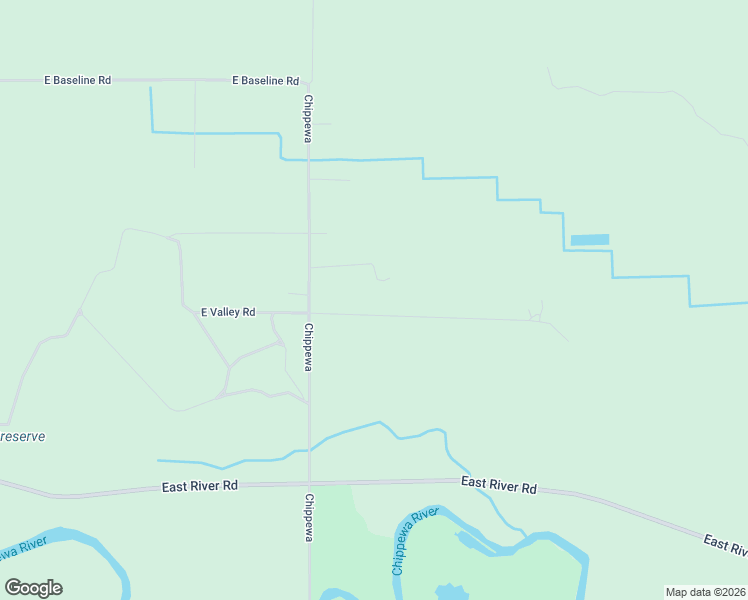 map of restaurants, bars, coffee shops, grocery stores, and more near 11112 East Valley Road in Mount Pleasant