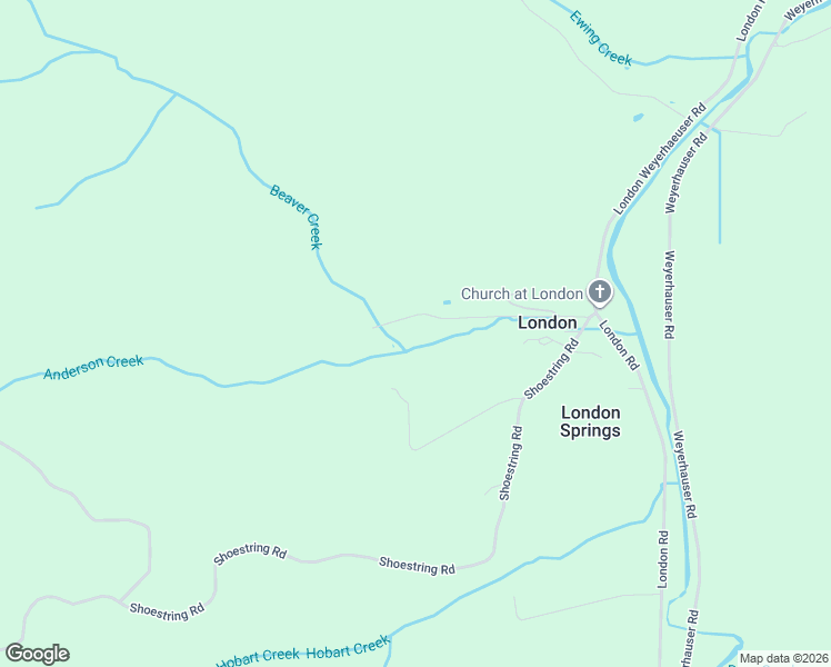 map of restaurants, bars, coffee shops, grocery stores, and more near 72792 Shoestring Road in Cottage Grove