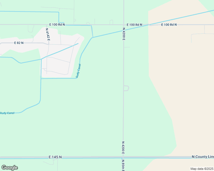 map of restaurants, bars, coffee shops, grocery stores, and more near 57 North 4200 East in Rigby