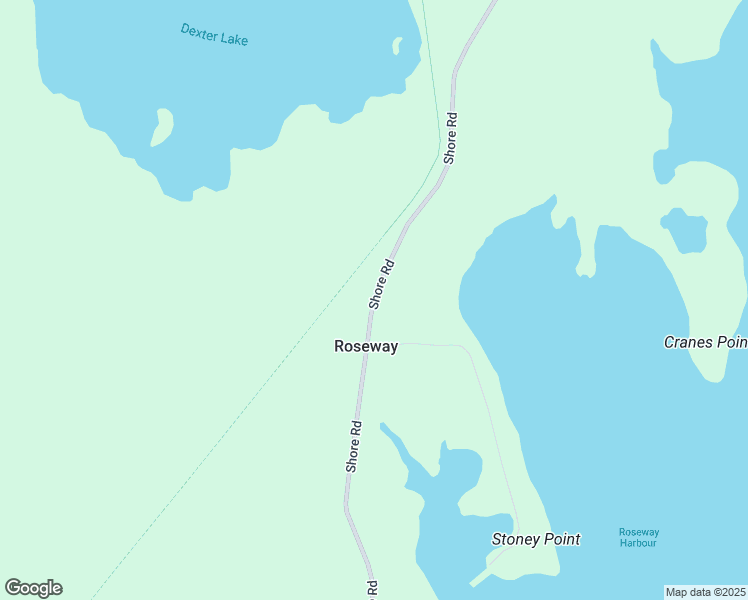 map of restaurants, bars, coffee shops, grocery stores, and more near Shore Road in Shelburne