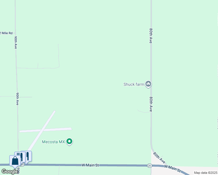 map of restaurants, bars, coffee shops, grocery stores, and more near in Mecosta