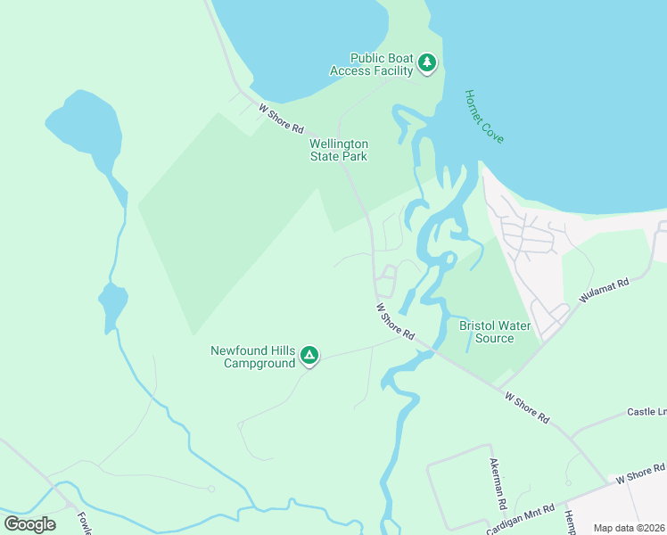 map of restaurants, bars, coffee shops, grocery stores, and more near 721 West Shore Road in Bristol