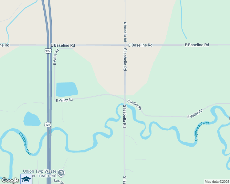 map of restaurants, bars, coffee shops, grocery stores, and more near 4801-4957 East Valley Road in Mount Pleasant