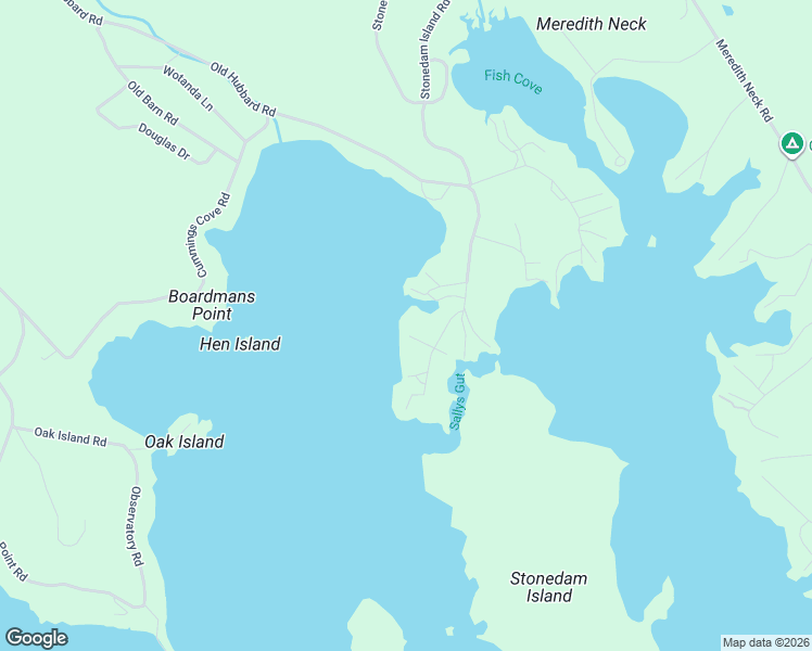 map of restaurants, bars, coffee shops, grocery stores, and more near 11 Quimby Road in Meredith