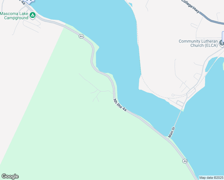 map of restaurants, bars, coffee shops, grocery stores, and more near 125 New Hampshire 4A in Lebanon