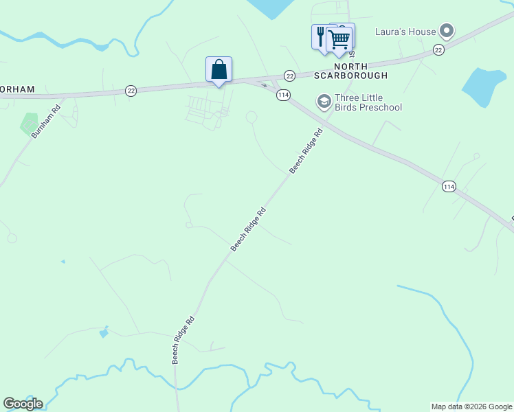 map of restaurants, bars, coffee shops, grocery stores, and more near 2 Ottawa Woods Road in Scarborough