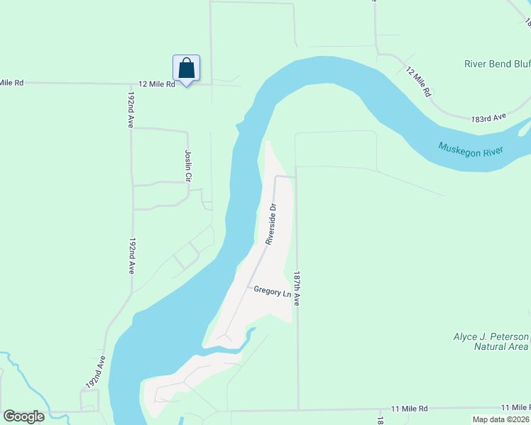 map of restaurants, bars, coffee shops, grocery stores, and more near 11629 Riverside Drive in Stanwood