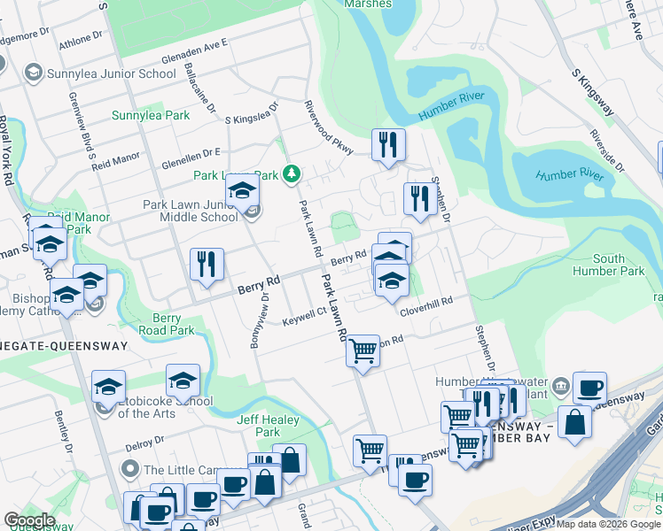 176 Berry Road, Toronto ON - Walk Score
