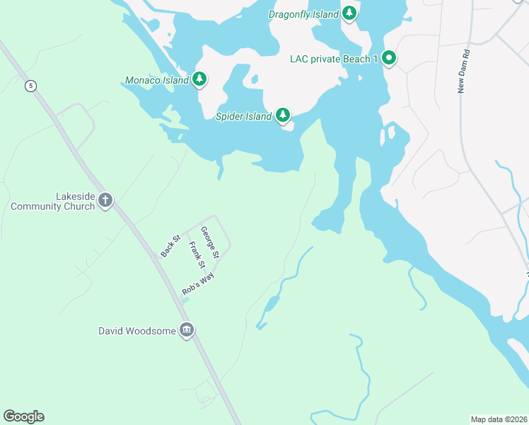 map of restaurants, bars, coffee shops, grocery stores, and more near 21 Back Street in Waterboro
