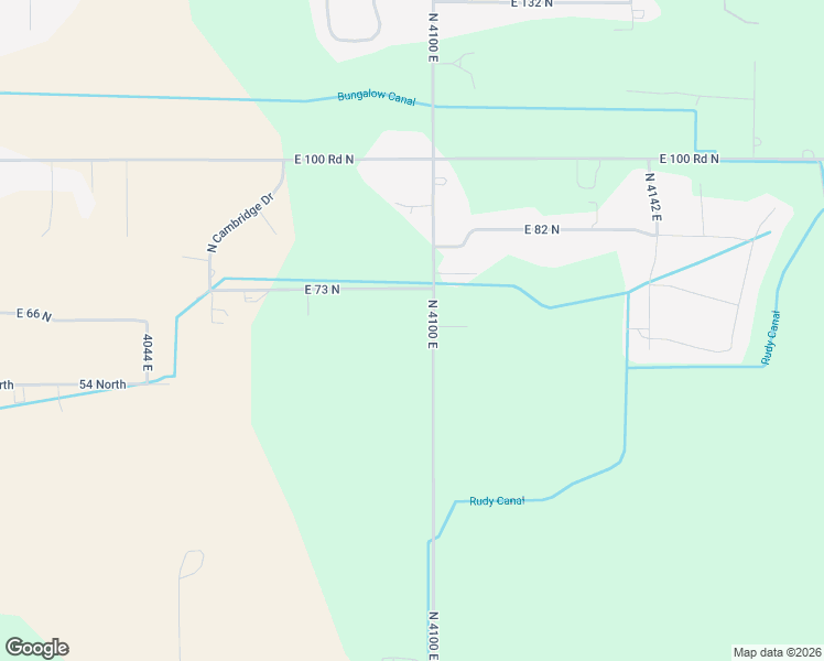 map of restaurants, bars, coffee shops, grocery stores, and more near 67 North 4100 East in Rigby
