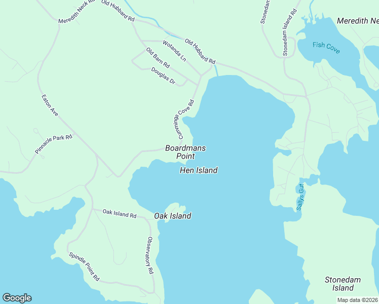 map of restaurants, bars, coffee shops, grocery stores, and more near 69 Cummings Cove Road in Meredith