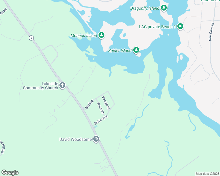 map of restaurants, bars, coffee shops, grocery stores, and more near 21 Back Street in Waterboro