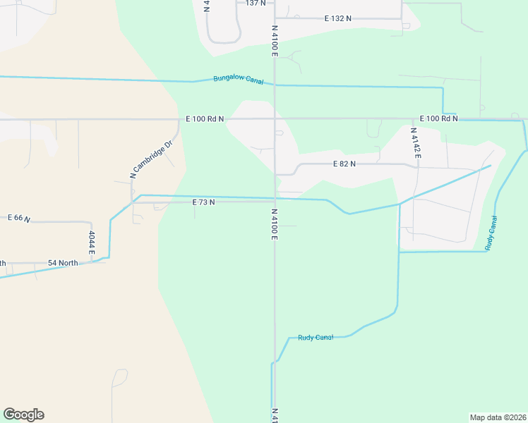 map of restaurants, bars, coffee shops, grocery stores, and more near 67 North 4100 East in Rigby