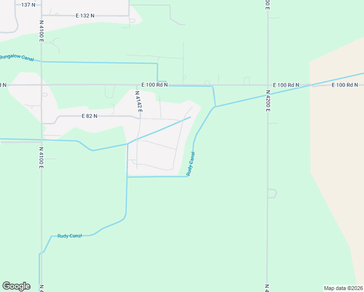 map of restaurants, bars, coffee shops, grocery stores, and more near 78 North 4142 East in Rigby