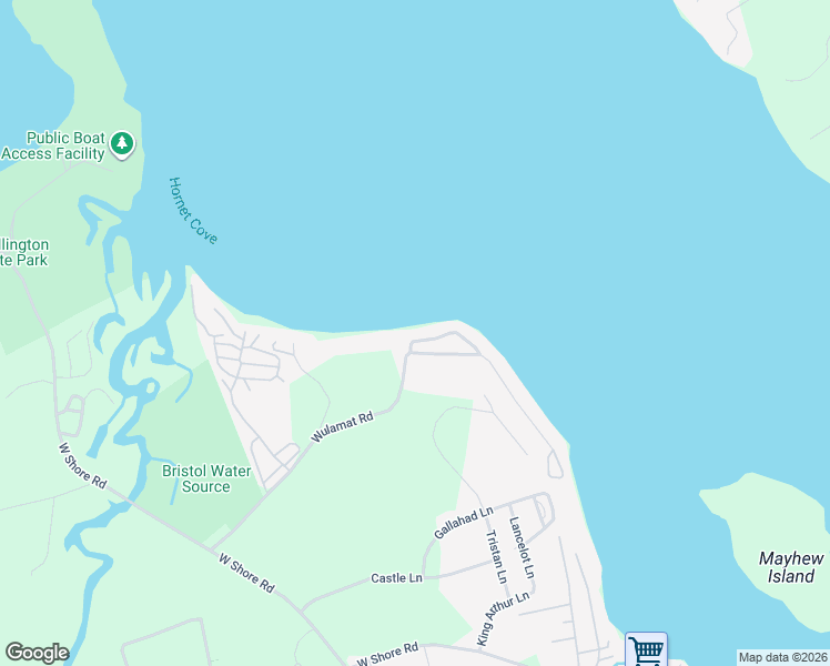 map of restaurants, bars, coffee shops, grocery stores, and more near 415 Wulamat Road in Bristol