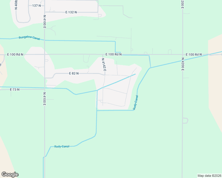 map of restaurants, bars, coffee shops, grocery stores, and more near 80 North 4142 East in Rigby