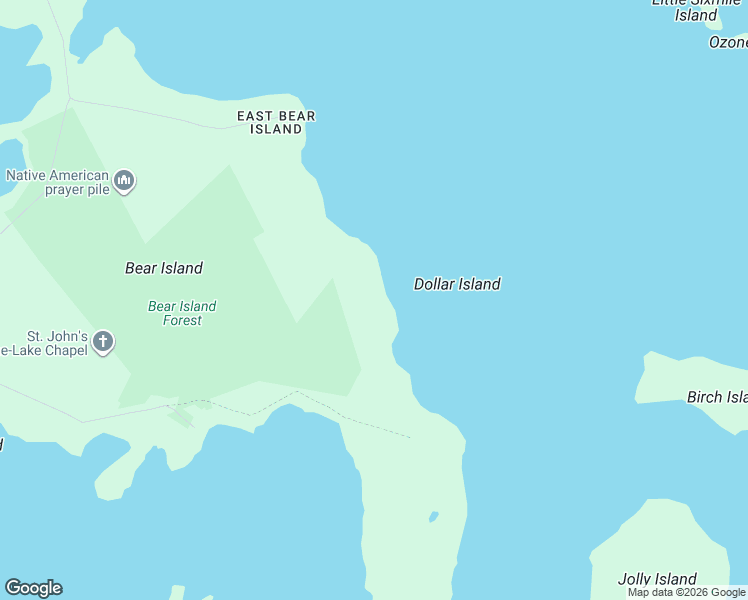 map of restaurants, bars, coffee shops, grocery stores, and more near 153 Bear Island in Meredith