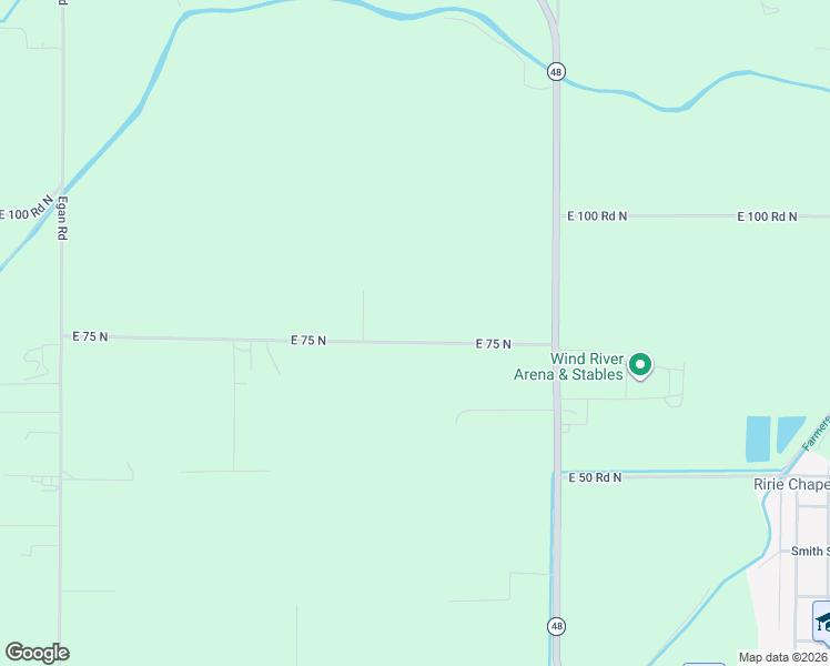 map of restaurants, bars, coffee shops, grocery stores, and more near 4573 East 75 North in Rigby