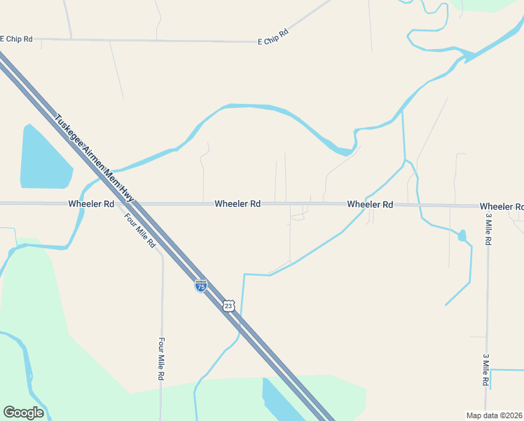 map of restaurants, bars, coffee shops, grocery stores, and more near 2138 Wheeler Road in Bay City